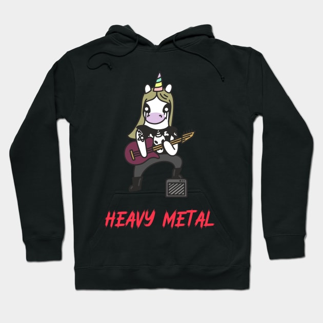 Heavy Metal - Unicorn Series Hoodie by WizardingWorld